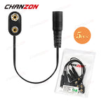 9V Battery Connector Power Clips DC Jack Male Female Alligator Snap Adapter Wire Holder Cable 9 Volt Lead Socket Plug Barrel