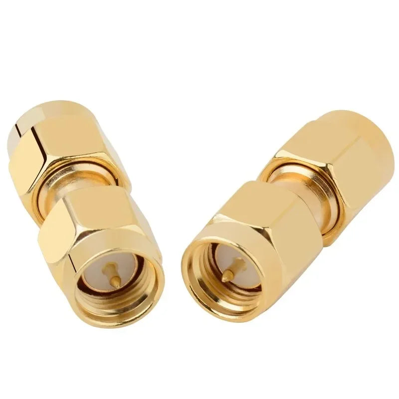 5/20Pcs Golden SMA Male Female Plug RF Coaxial Socket Straight Adapter SMA Connector with Screw Thread