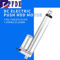 DC 12V 24V 100N to 1000N Linear Actuator 20mm 30mm 50mm 100mm Stroke Linear Drive Electric Motor Linear Motor 10mm/s Speed