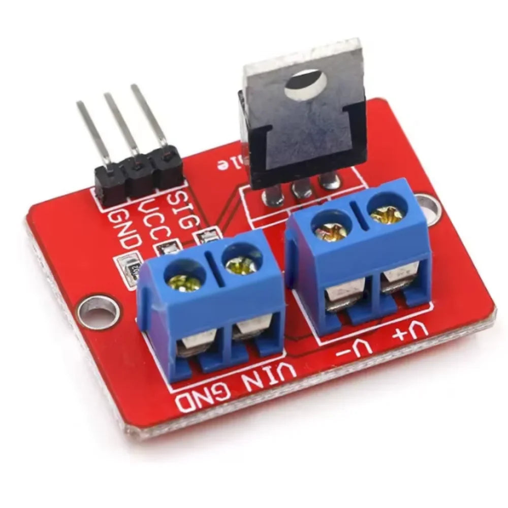 10-2PCS, 0-24V Top Mosfet Button IRF520 MOS Driver Module For Arduino MCU ARM Raspberry pi