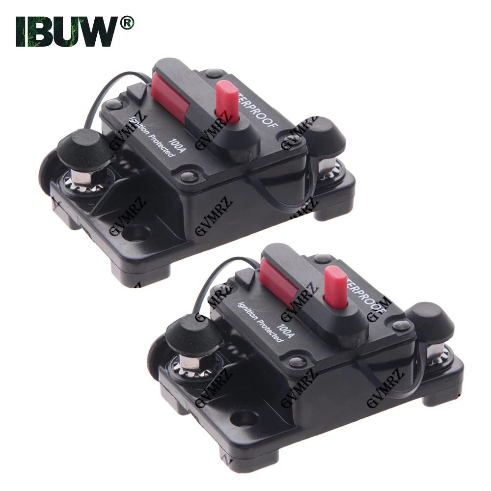 30A 40A 50A 60A 70A 80A 100A Circuit Breaker Fuse Reset 250A 300A 150A 200A 120A AMP Waterproof Boat Car Circuit Breaker