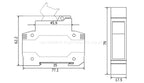 1Set RT18-32X AC 500V~690V 32A 1 Pole 10x38MM DIN Rail Mounting Fuse Holder Base With LCD LED Light & RO15 Ceramic Fuse 0.5A-32A