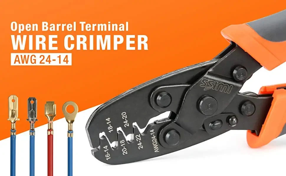 IWS-1424A /1424B Crimping Plier for Molex Style DELPHI AMP TYCO Terminals Crimper Automotive Terminal Crimp Wiring Harness Tool