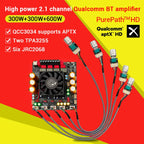 ZK-APTX3 Bt Amplifier Board 2.1 Channel 300W+300W+600W Amplifier Chip Tpa3255 Subwoofer Theater Audio Stereo Equalizer Amp