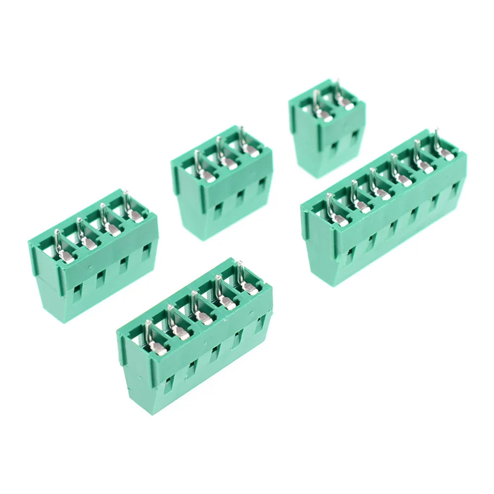 10/50PCS KF128-5.0mm KF128 5.0 PCB Screw Terminal Block Splice Terminal DG128-5.0mm 2/3/4/5/6P MG128-5.0mm