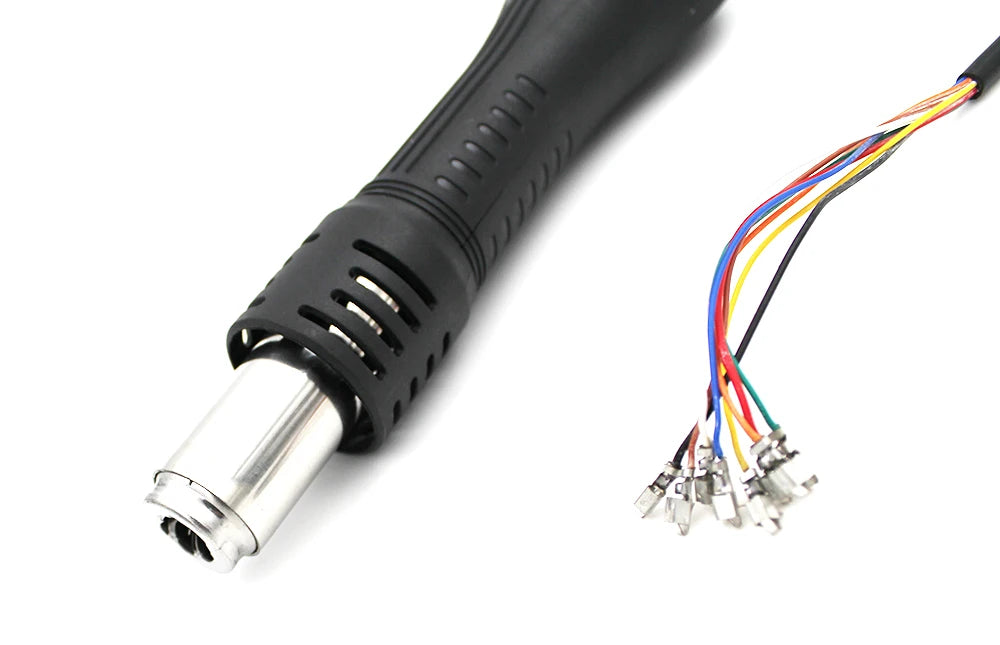 JCD Hot Air Gun Desoldering Hot Air Gun Handle Soldering Iron is Suitable for 858D 868D 8898 Rework Solder Repair Station