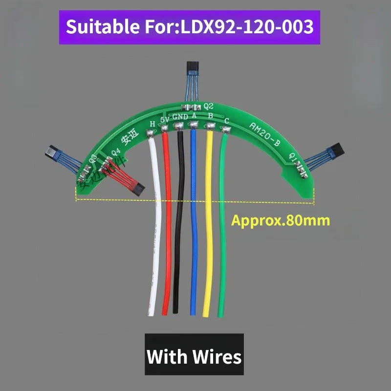 Hall Sensor LDX92-120-003 for Xiaoshenniu Electric Bike Motor