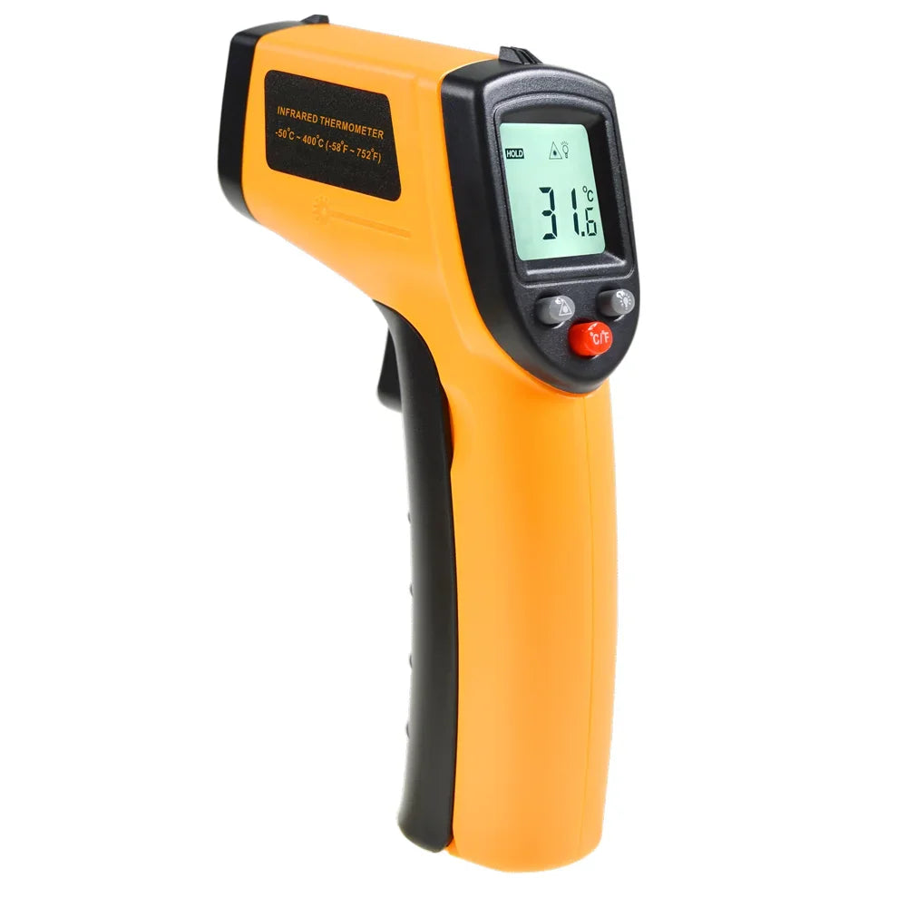 Digital Infrared Thermometer Non-Contact Temperature Gun LCD Backlight Temperature Meter For Industrial Kitchen Outdoor