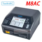 ToolkitRC M8AC Smart Lipo Battery Charger Discharger AC 200W DC 600W 20A for 1-8S LiHV Lipo Battery PD 65W FPV Model Parts Car