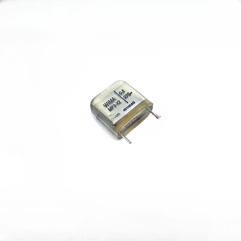 2PCS/5PCS/20PCS/Lot WIMA MP3-X2 0.1UF 275VAC 275VAC0.1UF Foil Film Capacitor 275V 100nF 275VAC104 104 Pitch=15MM