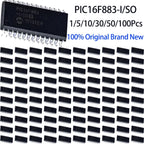 1~100Pcs PIC16F883-I/SO Sop28 Surface Mount Smd Package 8 Bit Pic Microcontroller Integrated Circuit Chip Circuit Diy