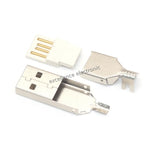 10Pcs USB Connectors Type B/Micro/Mini/USB2.0 Male Female Assembly Adapter DIY Soldering Repair Data Charging Plug Socket