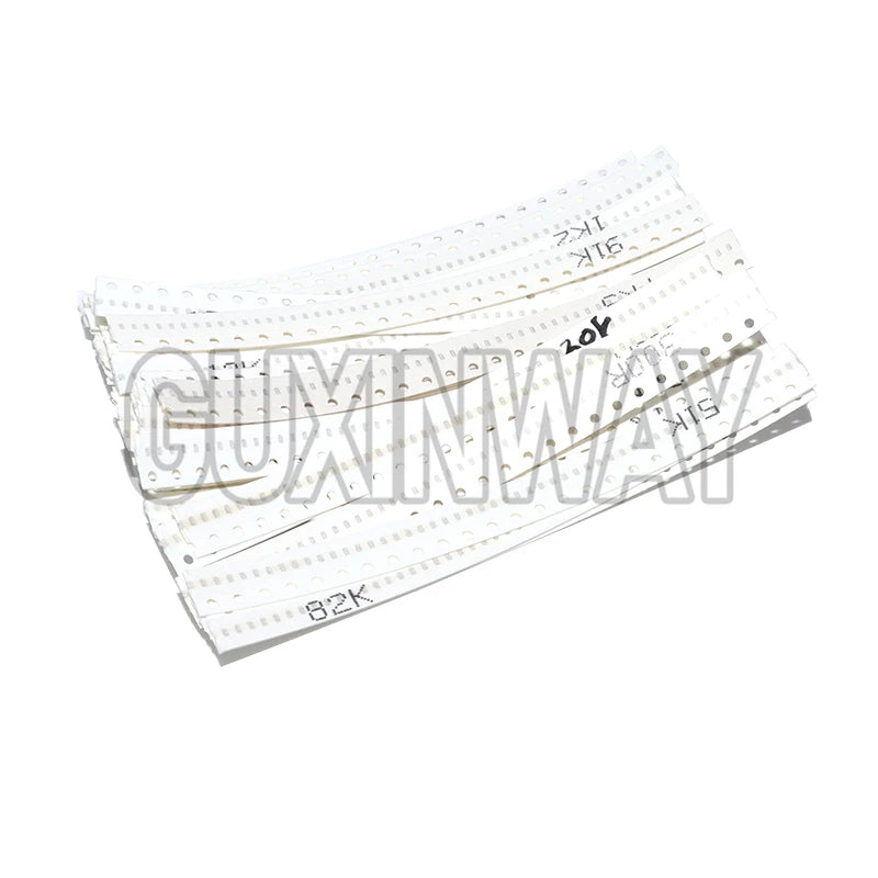 4000pcs 0402 SMD Resistor Kit Assorted Kit 10ohm-1M ohm 5% 80valuesX 50pcs=4000pcs Sample Kit