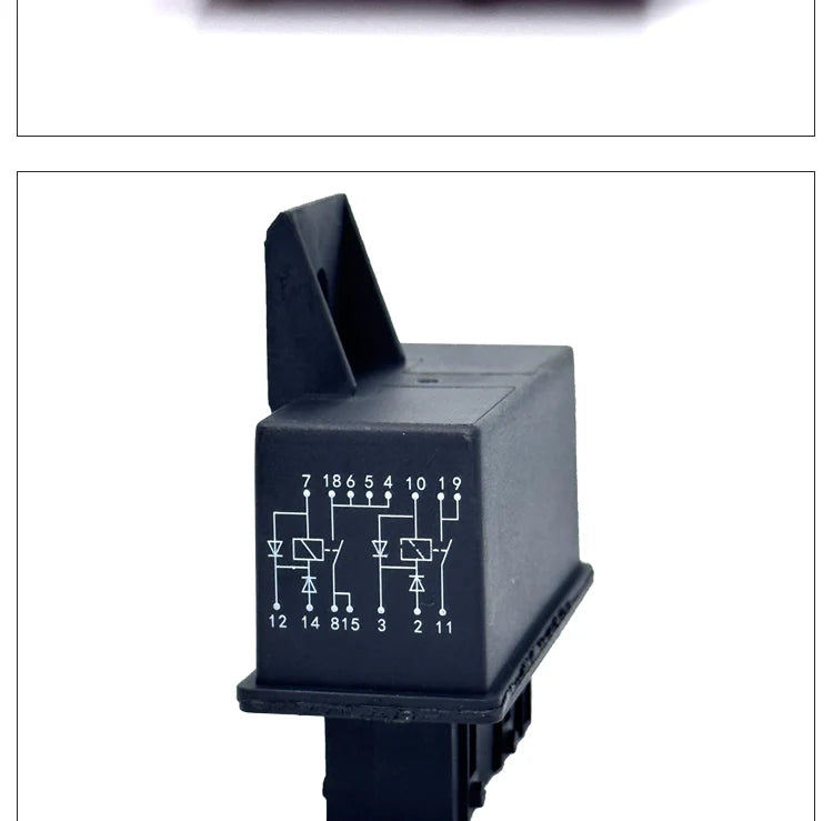 12V 30A Fuel Pump Double Relay for PEUGE0T for Peugeot 106 206 306 Citroen Xsara Scudo Ulysse 19207L 9629945980 96299459