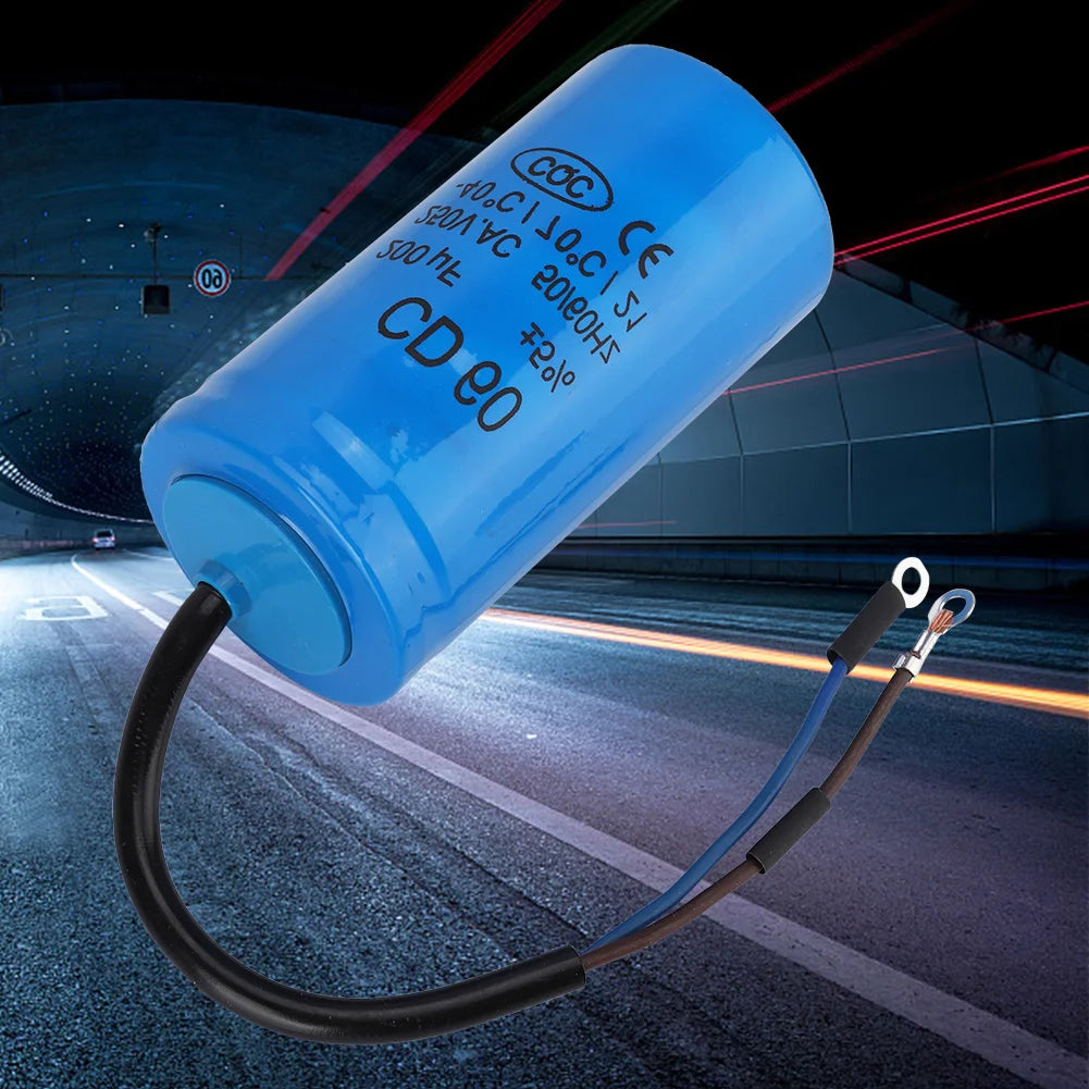 CD60 Capacitor Run Capacitor CD60 Run Capacitor CD60 Run Capacitor with Wire  250V AC 200uF 50/60Hz for Motor Air Compressor