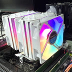 6 Heat Pipes CPU Air Cooler 4Pin PWM PC Procesor Tower Cooler for Intel LGA 1700 1200 1150 1151 1155 2011 X79 X99 1366 AM5 AM4