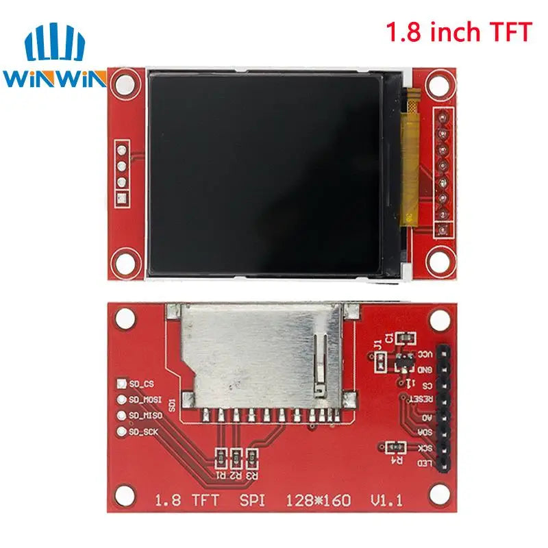 TFT Display 0.96/1.3/1.44/1.77/1.8/2.4/2.8 inch IPS 7P SPI HD 65K TFT Full Color LCD Module ST7735 Drive IC 80*160  For Arduino