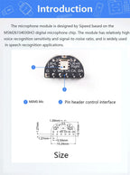 Sipeed Maix high sensitivity I2S interface single microphone module low noise With development board