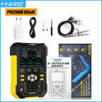 FNIRSI DPOX180H Handheld Dual Channel Digital Oscilloscope 180MHz-3DB 2 In 1 Function Signal Generator Fluorescence Display ZOOM