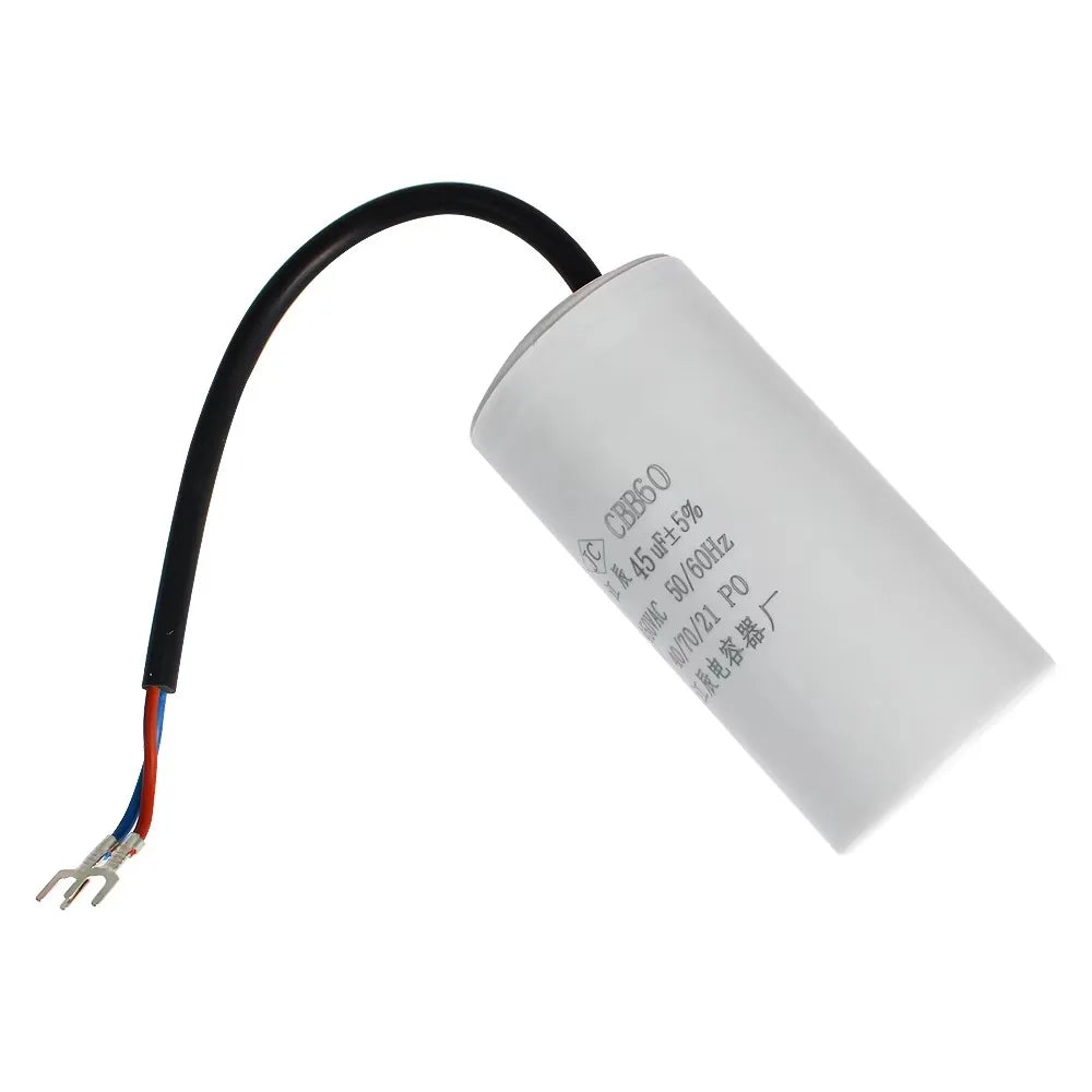 Motor Run Capacitors CBB60 450V AC Starting Capacitor 5% 3/4/5/6/8/10/12/14/15/16/18/20/25/30/40/45/50/60UF for Washing Machine