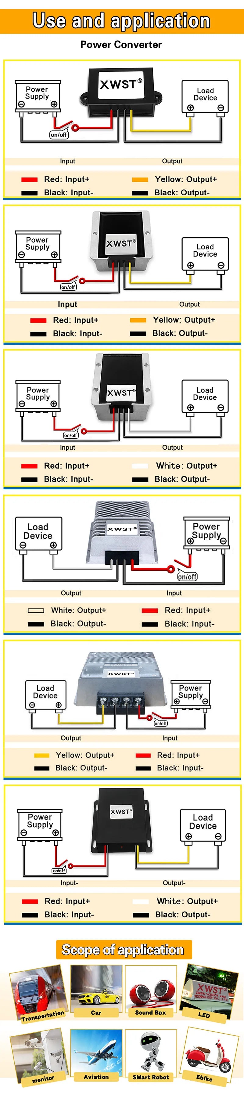 12V to 15V Step-Up Boost DC-DC Converter 1~100A Voltage Regulator Module for Solar Inverter Hybrid Systems