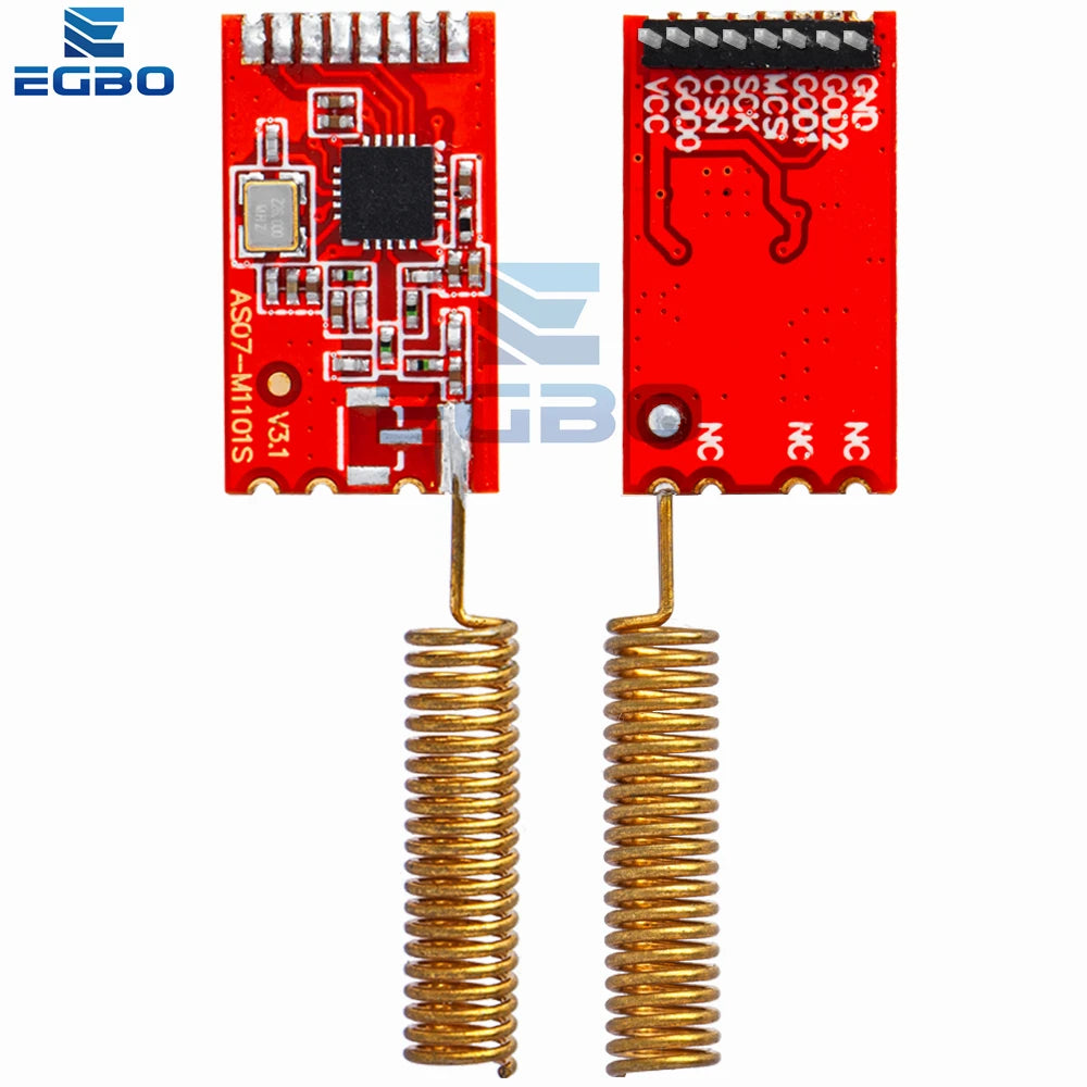 1~10PCS 433M CC1101 10mW Wireless Sender Receiver Module NRF905/SX1212/SI4432 EGBO