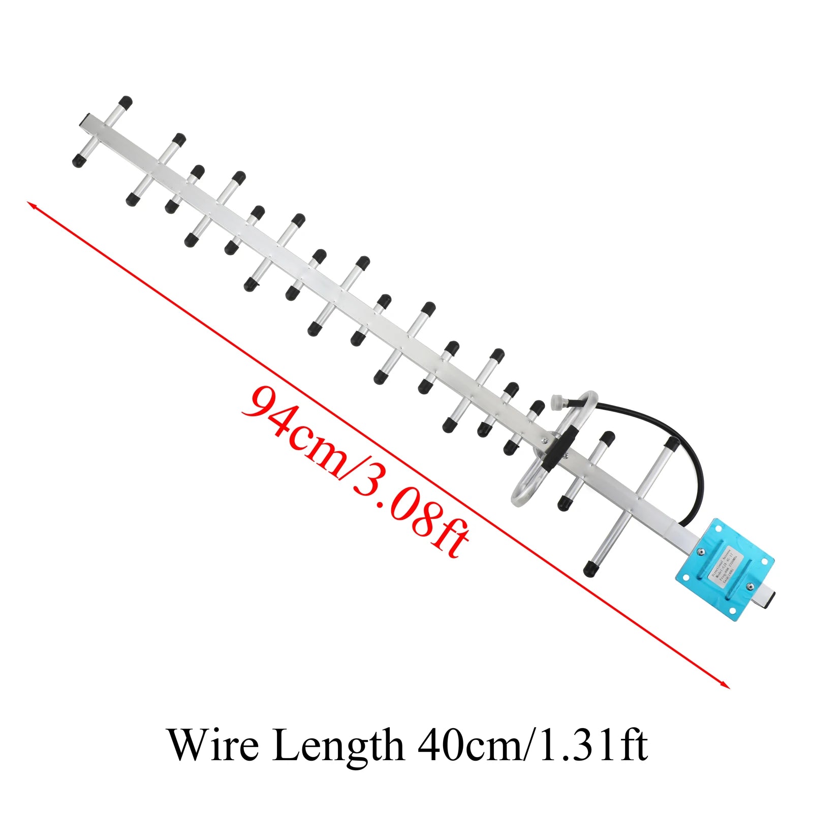 19dBi 4G Yagi Antenna 698-2700MHz N Female External Outdoor Antenna For GSM UMTS