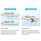 1-2P Thermometer for Fever Digital Basal Body Oral Armpit or Rectal Electronic LCD Display High-Precision Measurement Smart Heat