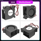 2PCS 5V USB Brushless Blower Cooling Fan USB Ventiliator Computer Case Cooler  PBT CPU Radiator USB Fan PC USB Gadgets