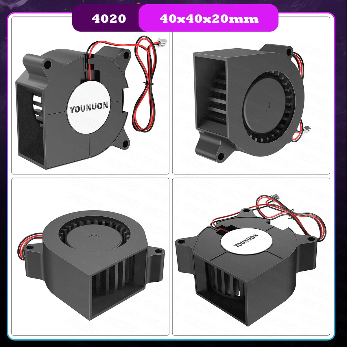 2PCS 5V USB Brushless Blower Cooling Fan USB Ventiliator Computer Case Cooler  PBT CPU Radiator USB Fan PC USB Gadgets