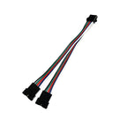 1-50PCS 2/3/4Pin SM 2-6P Splitter Connector 1 to 2 LED Connector JST Male Female Connector Wire Cable For WS2812 LED Strip Light
