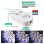 5V USB LED Strip Light Battery Power SMD 2835 3528 60LED 1m 2m 5m White Warm Red Blue Green Ribbon Cabinet Lights Night DC5V