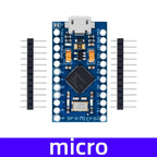 Pro Micro ATmega32U4 5V 16MHz Replace ATmega328 For Arduino TYPE-C  With 2 Row Pin Header For Leonardo Mini Usb Interface Pro