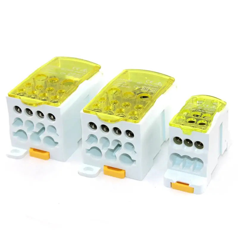 Din Rail Terminal Block Distribution Power Wire Electrical Connector Electric Split Junction Box UKK80A/125A/160A/250A/400A/500A