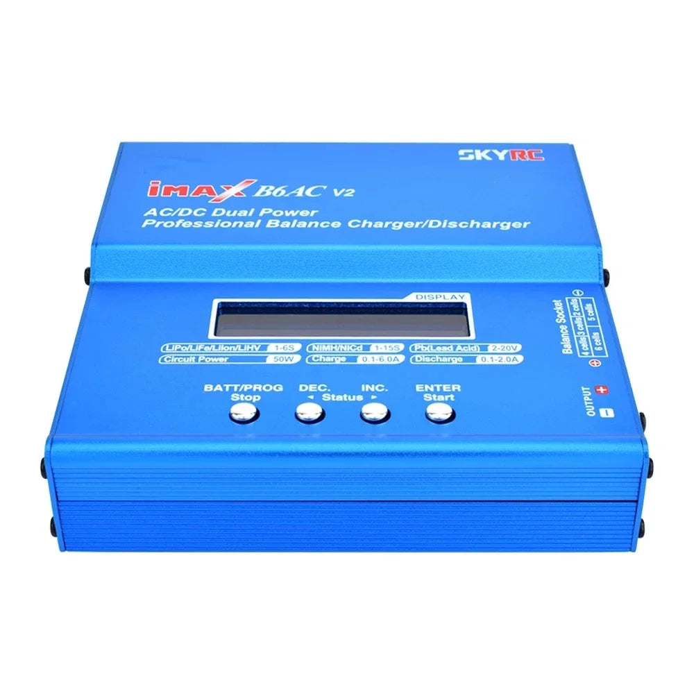 SKYRC IMAX B6AC V2 50W 6A Balance Charger Discharger Digital LCD Screen Li-ion Nimh Lipo Battery for RC Model Battery Charging
