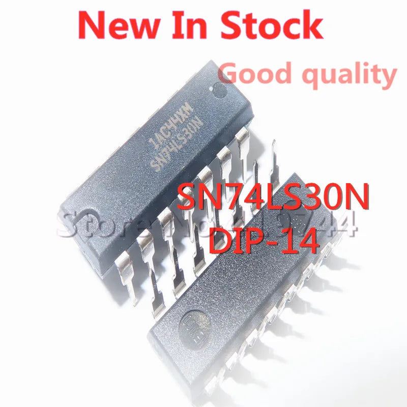 5PCS/LOT SN74LS30N 74LS30 HD74LS30P DIP-14 8-input positive NAND gate logic chip  In Stock NEW original IC