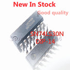 5PCS/LOT SN74LS30N 74LS30 HD74LS30P DIP-14 8-input positive NAND gate logic chip  In Stock NEW original IC