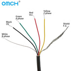 OMCH E6B2-CWZ6C Optical Rotary Encoder CWZ5G CWZ3E 5-24V 10~2500P/R 10 20 30 40 50 100 200 300 360 400 500 600 1000 1024 2500P/R