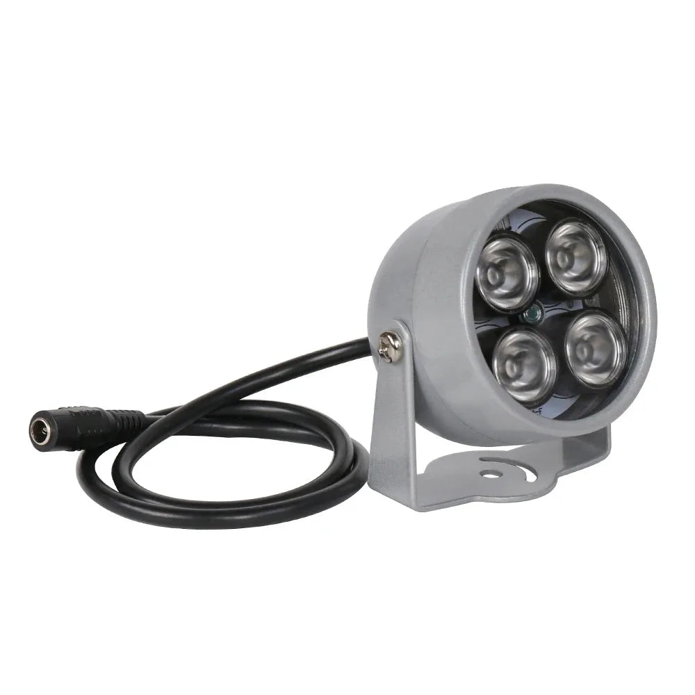 Gadinan 4 array LEDs Infrared Waterproof Night Vision IR illuminator Light 850nm CCTV Fill Light DC 12V For CCTV Security Camera