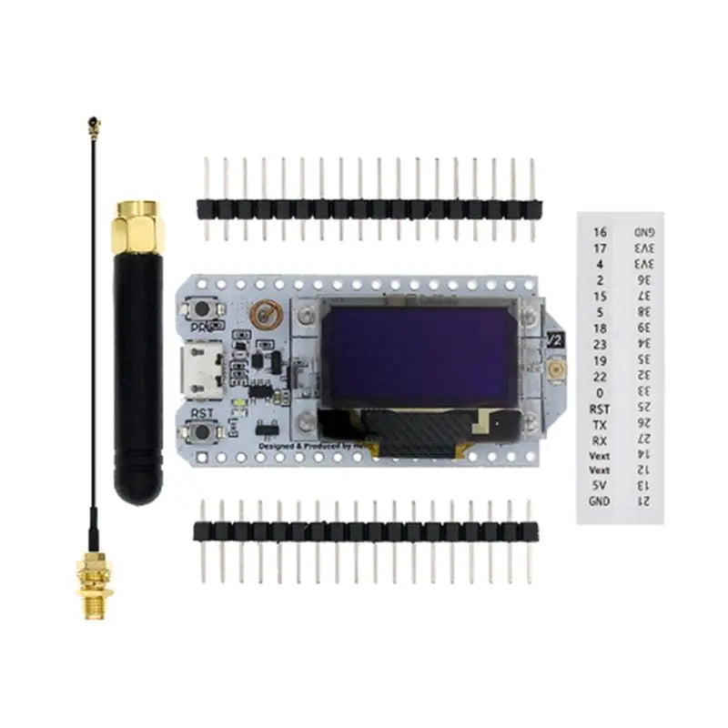 L63A SX1276 SX1278 LoRa 868MHz/915MHz 0.96 Inch Blue OLED Display Bluetooth WIFI Kit 32 Development Board