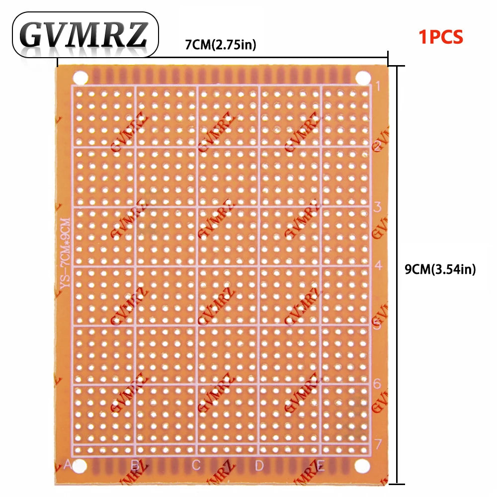 Phenolic PCB Prototype Board Universal Through Hole Perfboard for DIY Electronic Projects