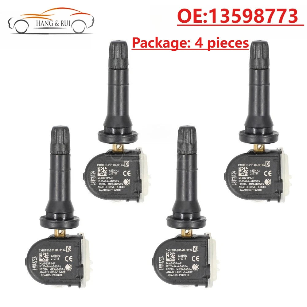 13598773 TPMS Sensor For Chevrolet Camaro Malibu 2017 Volt Silverado Opel Vauxhall Ampera-e Antara Karl Mokka Viva Cadillac CT5