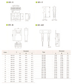 5 Sets HY2.0 2.0mm Wire to Wire Connector Kit, Male & Female Aerial Docking Terminal Housing (2P 3P 4P 5P 6P)