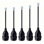 6pcs 12/20/30/50/100/200cm LED CFL Light String Flame Retard Durable Safe Waterproof E26 E27 Lamp Bulb Holder Socket