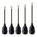 6pcs 12/20/30/50/100/200cm LED CFL Light String Flame Retard Durable Safe Waterproof E26 E27 Lamp Bulb Holder Socket