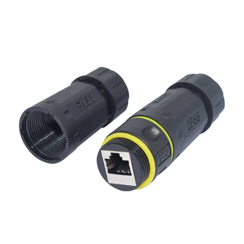 RJ45 Connectors Tool Free CAT6A, CAT7 Field Termination Plug Shielded RJ45 Modular Plugs for 2000MHz 40G