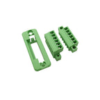 1Set 3.81mm Pitch Screw Terminal Block 2/3/4/5/6/7/8/9/10/12 Pin Through-wall Pluggable Plug Terminal Blocks Connector 15EDGWC