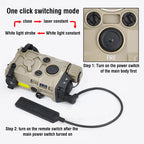 Tactical Nylon EOTEC OGL Red Dot Laser Indicator Blue Green IR PEQ-15 with OGL White Strobe Flashlight for Airsoft Gun Rifle