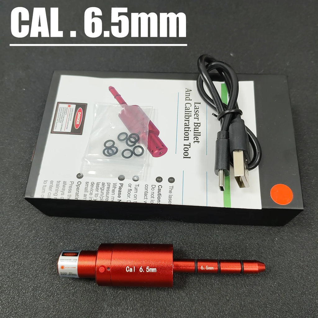Tactical Dual-purpose Magnetic Suction 22LR 9mm 7.62x39 12GA Laser Training Bullet Red Dot Bore Sight Laser Dry Fire Snap Caps