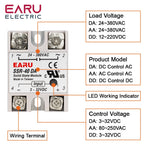 1Pcs Solid State Relay Single Phase SSR-10DA SSR-25DA SSR-40DA SSR-40AA SSR-40DD SSR 10/25/40A DD DA AA for Temperature Control